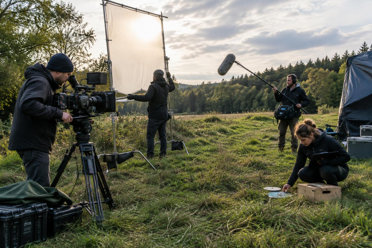 How Film Crews Keep an Outdoor Shoot on Track